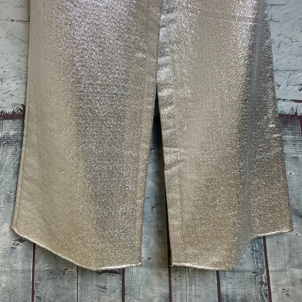 Free People NWT Lenni Calcite Suit US 2 XS Silver Maximalist Metallic Party Sexy - Picture 12 of 16